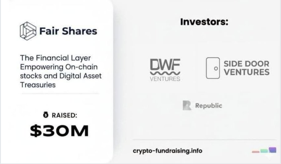 fairshares融资3000万刀，签到七日免费拿早期NFT-首码项目网-创业网-全球领先的创业项目网站-淘灵感首码网
