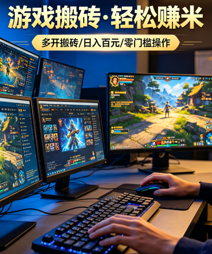 【龙城霸业】小白可做，游戏搬砖，8年稳定陪跑，每天600+