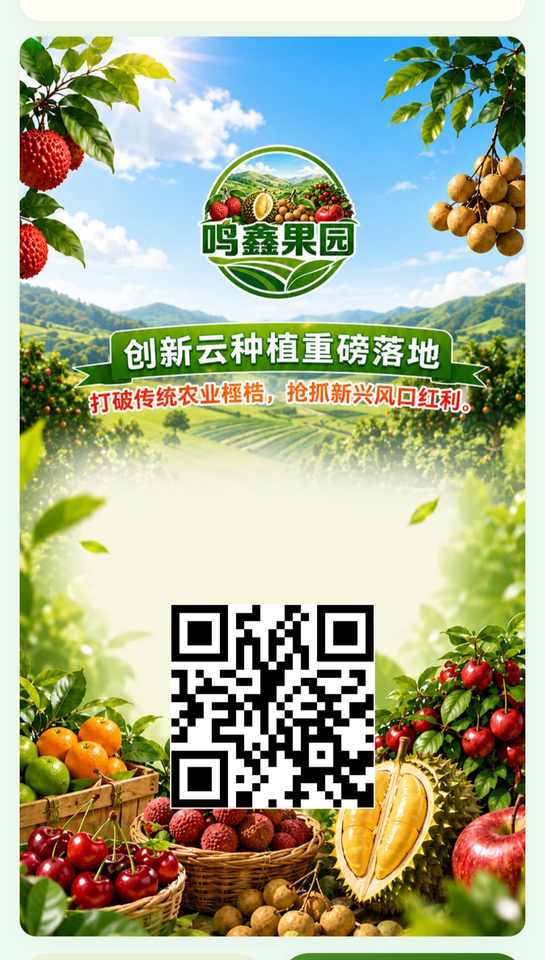 鸣鑫果园今天首码上线
抢占注册福利注册赠送杨梅树-首码项目网-创业网-全球领先的创业项目网站-淘灵感首码网