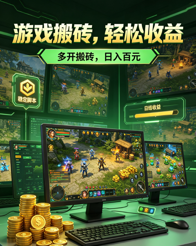 传奇火爆副业，手把手教学，零基础当天赚，一键打金秒回收-首码项目网-创业网-全球领先的创业项目网站-淘灵感首码网
