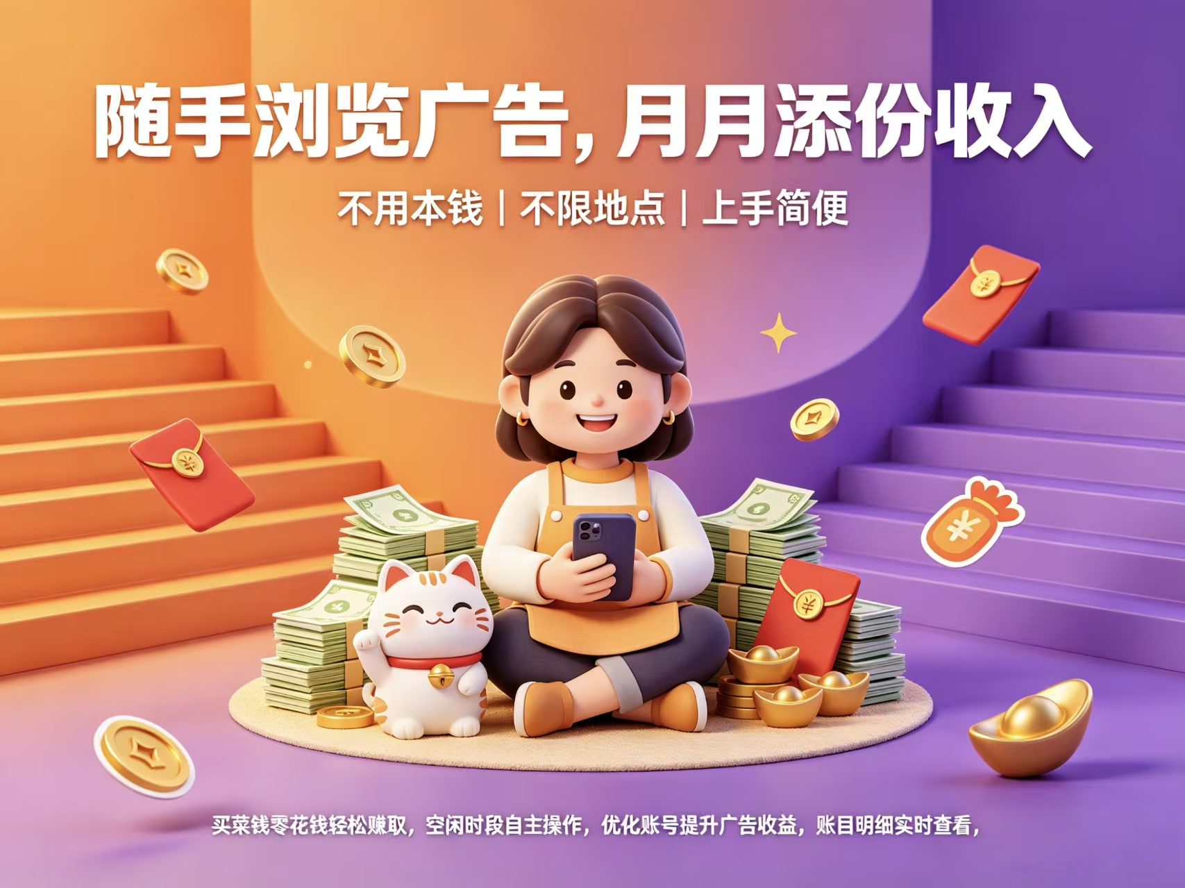 首码纯零撸看页面广告长期稳定可傅-首码项目网-创业网-全球领先的创业项目网站-淘灵感首码网